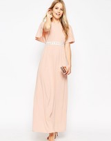 Thumbnail for your product : ASOS COLLECTION Angel Sleeve Maxi Dress