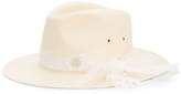 Thumbnail for your product : Maison Michel Straw Henrietta Fedora Hat