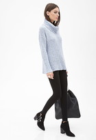 Thumbnail for your product : Forever 21 Marled Knit Turtleneck Sweater