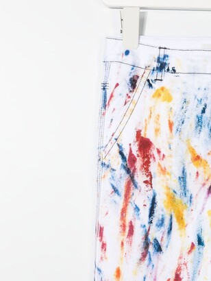 Philosophy di Lorenzo Serafini Kids Paint Splatter Print Jeans