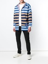 Thumbnail for your product : Alanui Colour-Block Striped Hoodie