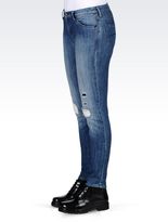 Thumbnail for your product : Armani Jeans J06 Skinny Fit Medium Wash Jeans