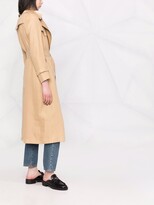 Thumbnail for your product : Tagliatore Carola tie-fastening trench coat