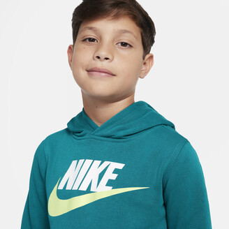 Nike Sportswear Club Fleece Big Kids' Pullover Hoodie in Blue