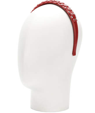 RED Valentino studded flower hairband