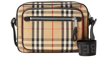Burberry Vintage Check & Leather Crossbody Bag - ShopStyle