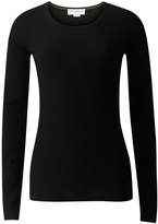 Thumbnail for your product : Amanda Wakeley Monroe Black Cashmere Top