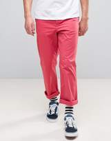 Thumbnail for your product : ASOS Straight Chinos In Washed Red