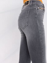 Thumbnail for your product : Elisabetta Franchi Logo-Patch Denim Jeans