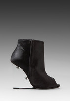 Thumbnail for your product : Schutz Briann Bootie with Calf Fur