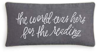 Kate Spade Was Hers for the Reading Decorative Pillow, 10" x 20"