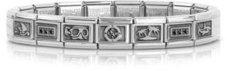 Nomination Summer Sports Stainless Steel Men's Bracelet w/Stearling Silver Symbols