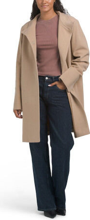 TJMAXX Wool Cashmere Blend Coat For Women, Wool/Viscose/Cashmere
