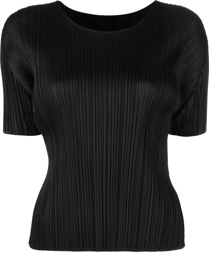 Pleats Please Issey Miyake Crewneck T-Shirt