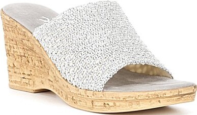 Onex Bianca Cork Wedge Sandals