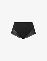 Thumbnail for your product : Spanx Undie-tectable floral-lace hipster briefs