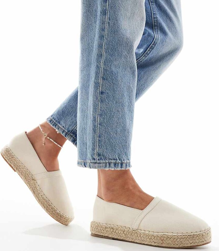 Truffle Collection Espadrilles With Studs Truffle Collection Wide Fit