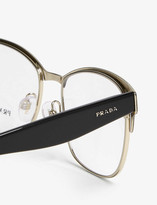 Thumbnail for your product : Prada Pr65rv metal and acetate glasses