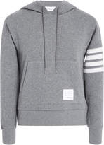 Thumbnail for your product : Thom Browne Cashmere And Cotton-Blend Hoodie