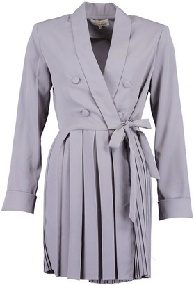 boohoo Occasion Double Breasted Blazer Dress