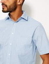 Thumbnail for your product : Marks and Spencer 2 Pack Short Sleeve Regular Fit Shirts