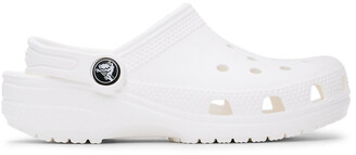 girls size 4 white crocs