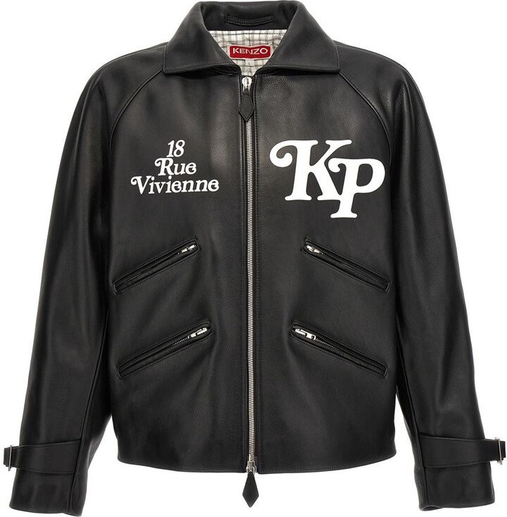 Kenzo 'Kenzo by Verdy' leather jacket - ShopStyle