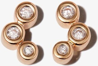 Adina Reyter 14K Yellow Gold Three Diamond Barnacles Earrings - Women's - Diamond/14kt Yellow Gold