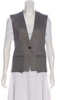 Thumbnail for your product : Helmut Lang Collarless Linen Vest Grey Collarless Linen Vest