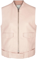Thumbnail for your product : 3.1 Phillip Lim Pastel peach sleeveless leather jacket