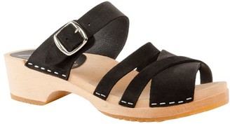 open toe wooden clogs