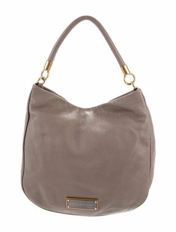Marc by Marc Jacobs Leather Hobo Bag Grey ShopStyle
