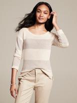 Thumbnail for your product : Banana Republic Metallic Stripe Pullover