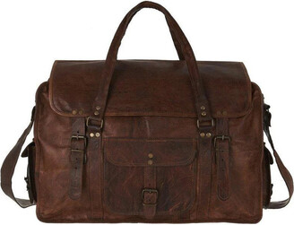 Vida Vida Vida Vintage Mens Leather Travel Bag – Extra Large