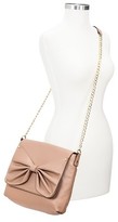 Thumbnail for your product : Sam & Libby Women's Large Bow Crossbody Handbag with Chain Strap - Blush