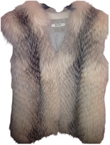 Thumbnail for your product : Bally Grey Fur Jacket