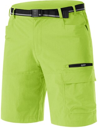 EKLENTSON Mens Shorts Quick Dry Cargo Shorts Lightweight Hiking Shorts Zip Fishing Cycling Safari Pants with Multi Pockets 