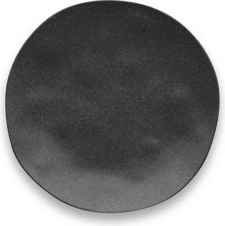 TarHong Planta Matte Black Set of 6 8.5" Salad lates