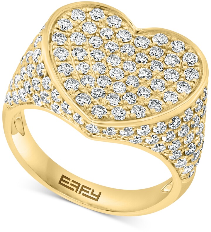Pave Heart Ring | Shop the world's largest collection of fashion 