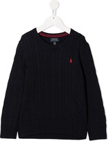 Thumbnail for your product : Ralph Lauren Kids Cable Knit Jumper