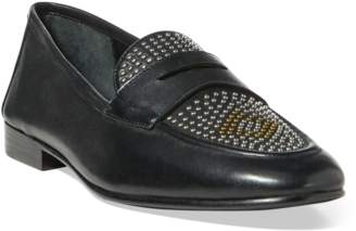 Polo Ralph Lauren | Ashtyn Studded Leather Loafer | 8.5 us | Stud