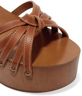 Thumbnail for your product : Etoile Isabel Marant Zia Leather Platform Sandals