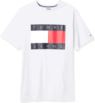 Accord skitse perspektiv Tommy Hilfiger White Men's T-shirts on Sale | Shop the world's largest  collection of fashion | ShopStyle
