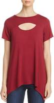 Thumbnail for your product : Alison Andrews Short Sleeve Cutout Top