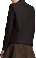 Thumbnail for your product : Givenchy One-Button Wool-Silk Jacket