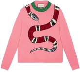 Thumbnail for your product : Gucci Ignasi Monreal wool knit sweater