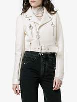 Thumbnail for your product : Off-White Leather biker jacket