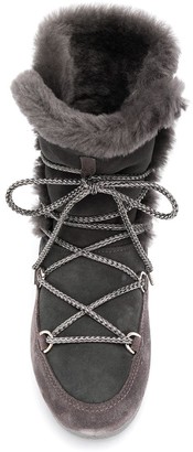 Moon Boot Shearling Snow Boots