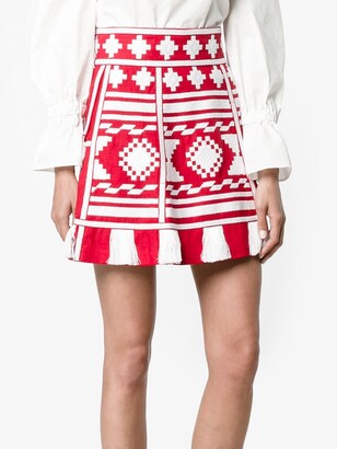 Vita Kin Croatia embroidered mini skirt