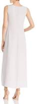 Thumbnail for your product : Emporio Armani Lapeled Zip-Front Silk Maxi Dress